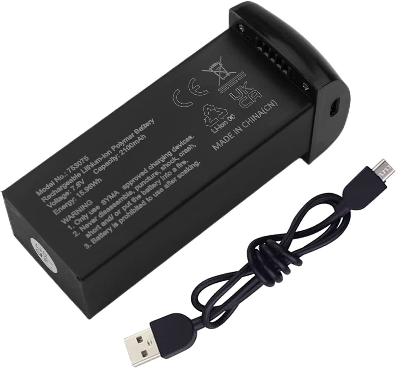 1 batería de litio de 7,6 V 2100 mAh para SYMA W3 F7MINI F11MINI batería de litio de cuatro ejes