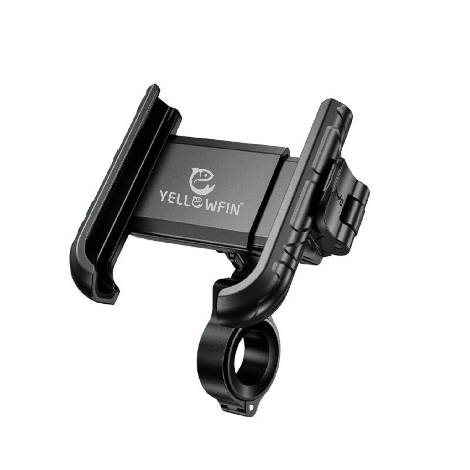 YELLOWFIN Quick Release Jaw Grip Mobile Phone Mount Holder with 360° Rotation for Handlebar Motorcycle | Bike | Scooter | Bicycle Ideal for Maps and GPS Navigation(BKW-1) (B0D3Y26TQB) Amazon Price History, Amazon Price Tracker