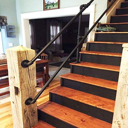 Main courante d'escalier 30 cm en fer prévenant les chutes sur terrasse - 6