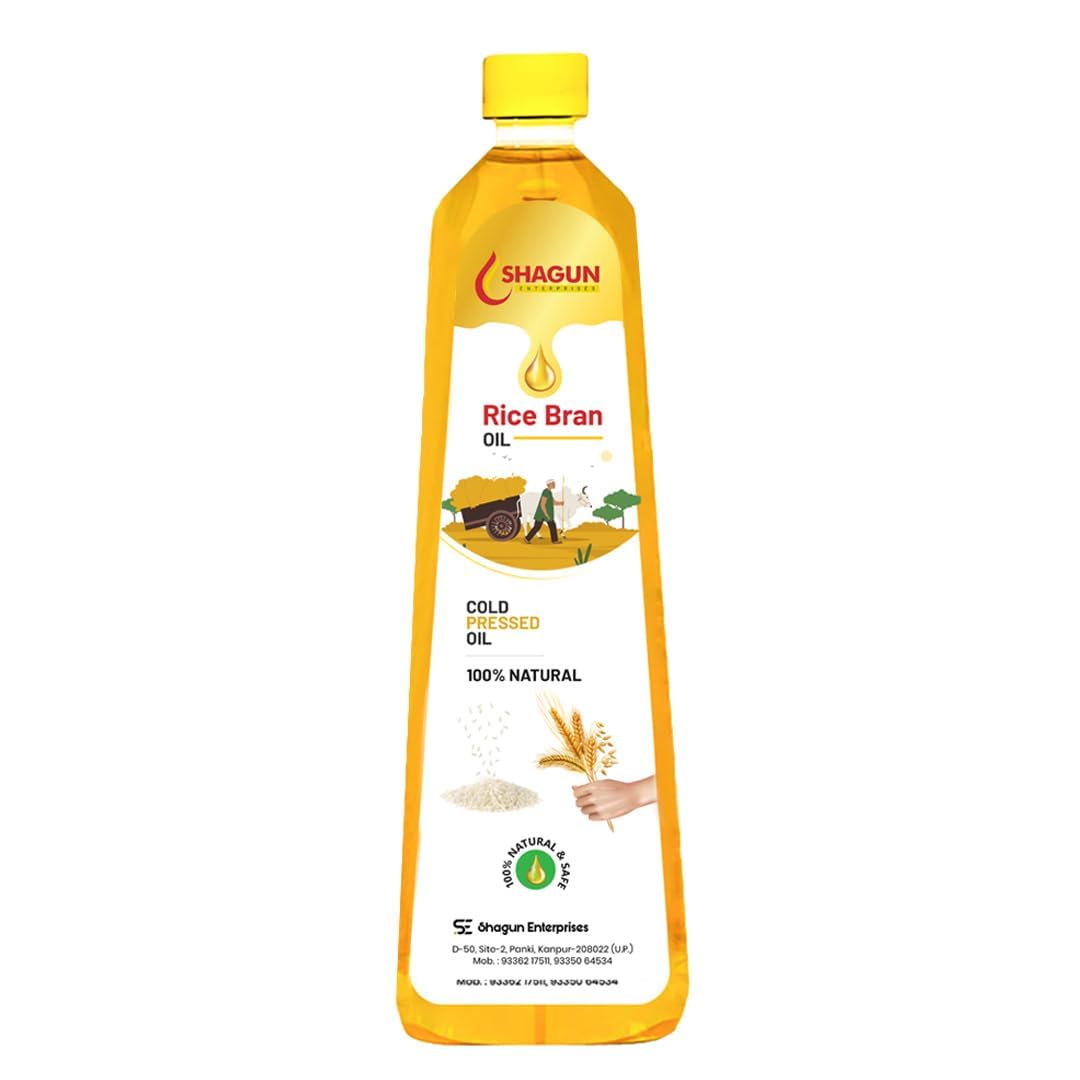 Shagun Rice Bran Oil 1 Litre | Rice Bran Cooking Oil 1 Litre (B0CTQF3TT4) Amazon Price History, Amazon Price Tracker
