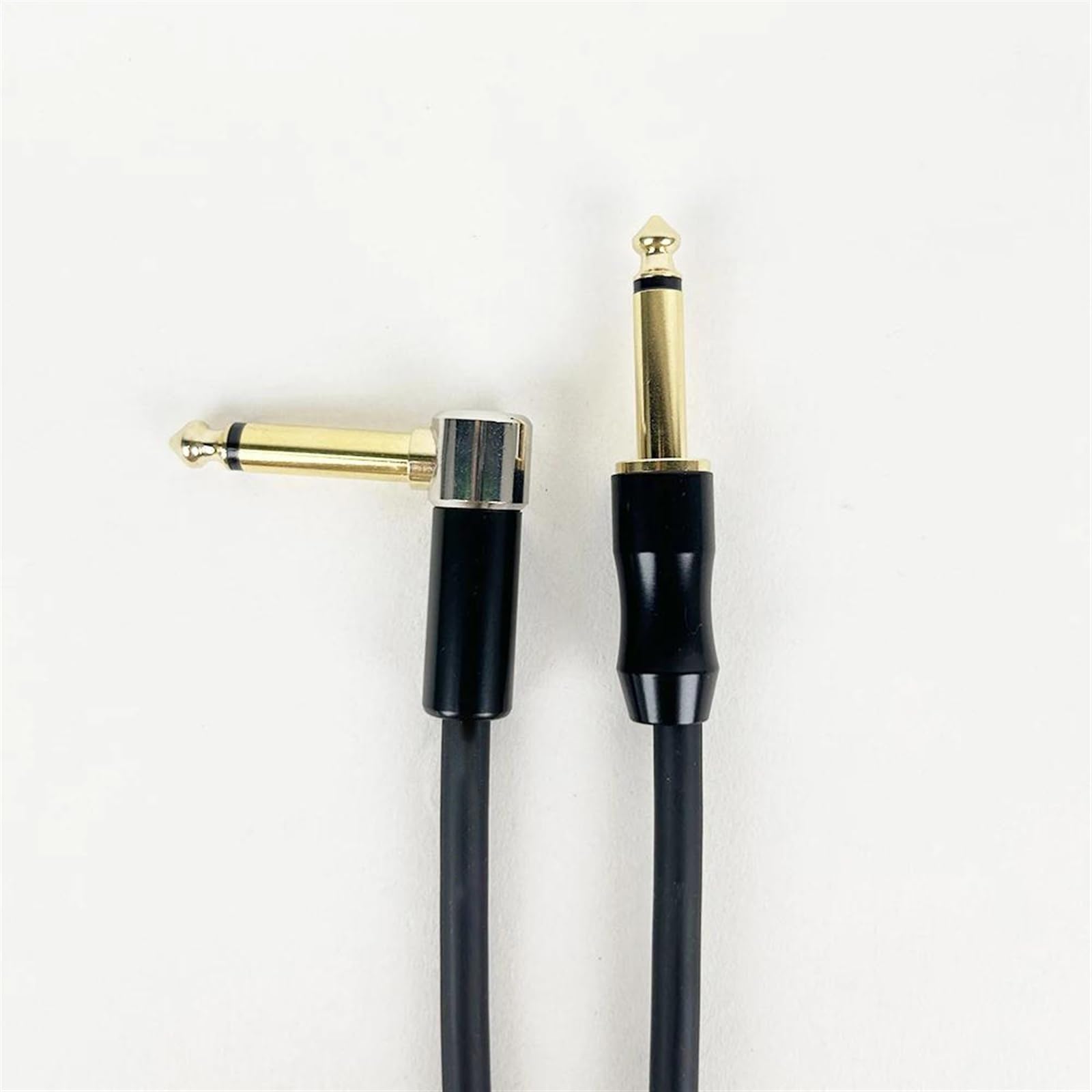 Przewód połączeniowy audio Gitarowy kabel audio 1/4 cala z męskiego na męskie Mono do basu E-Piano czarny o wielu długościach(8m)
