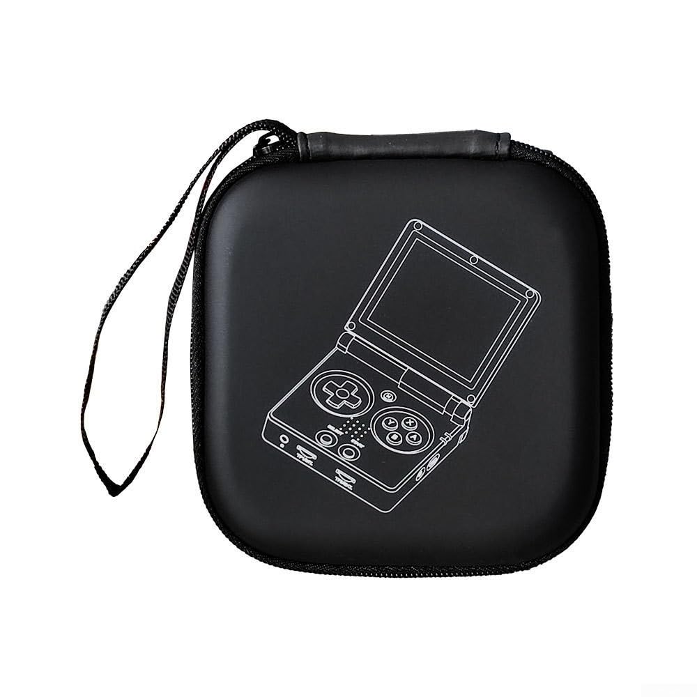 RG35XX SP Sac de transport à rabat pour console de jeu avec intérieur absorbant les chocs étanche et organisation efficace des accessoires