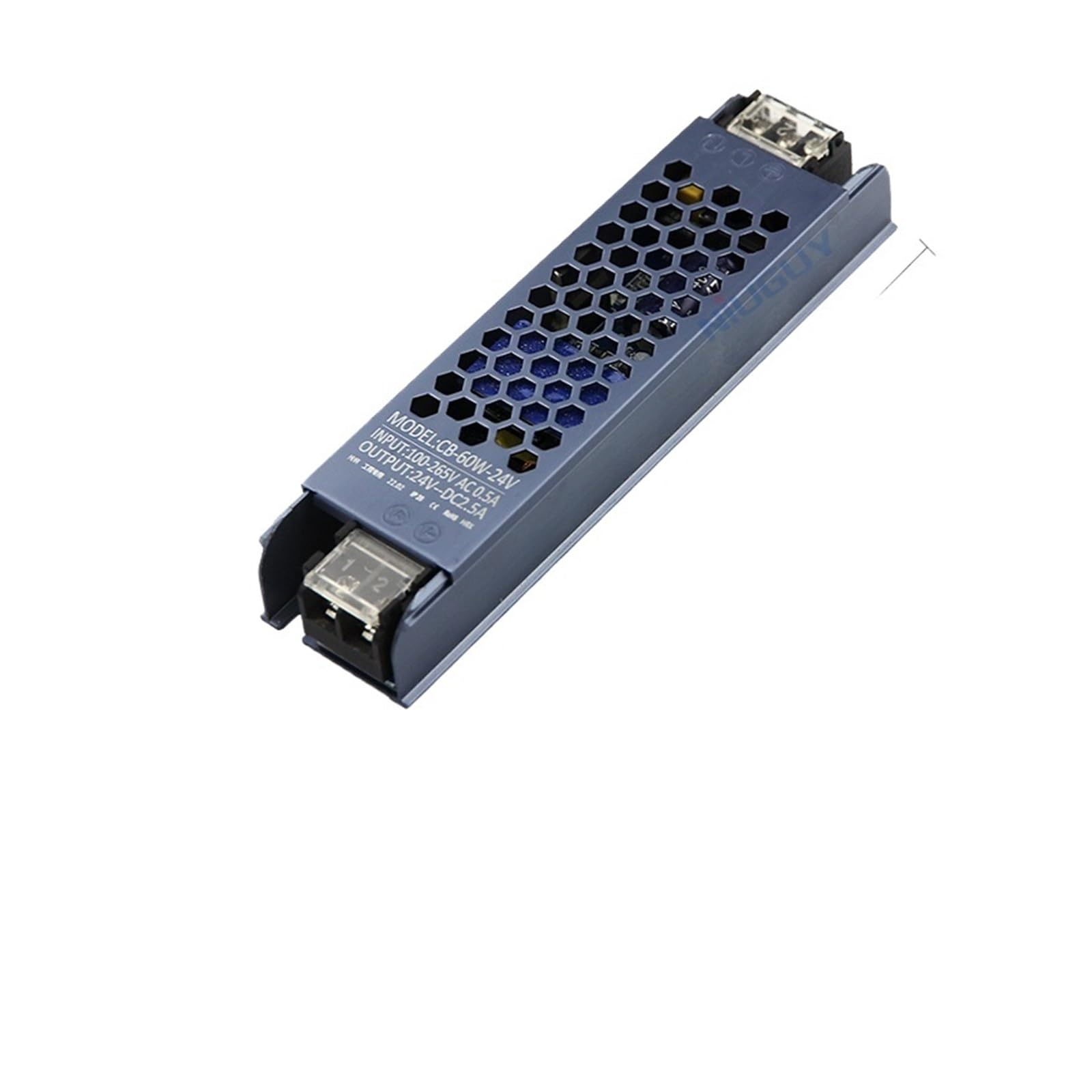 Alimentation électrique 12V DC transformateur LED ultra-fin 60W