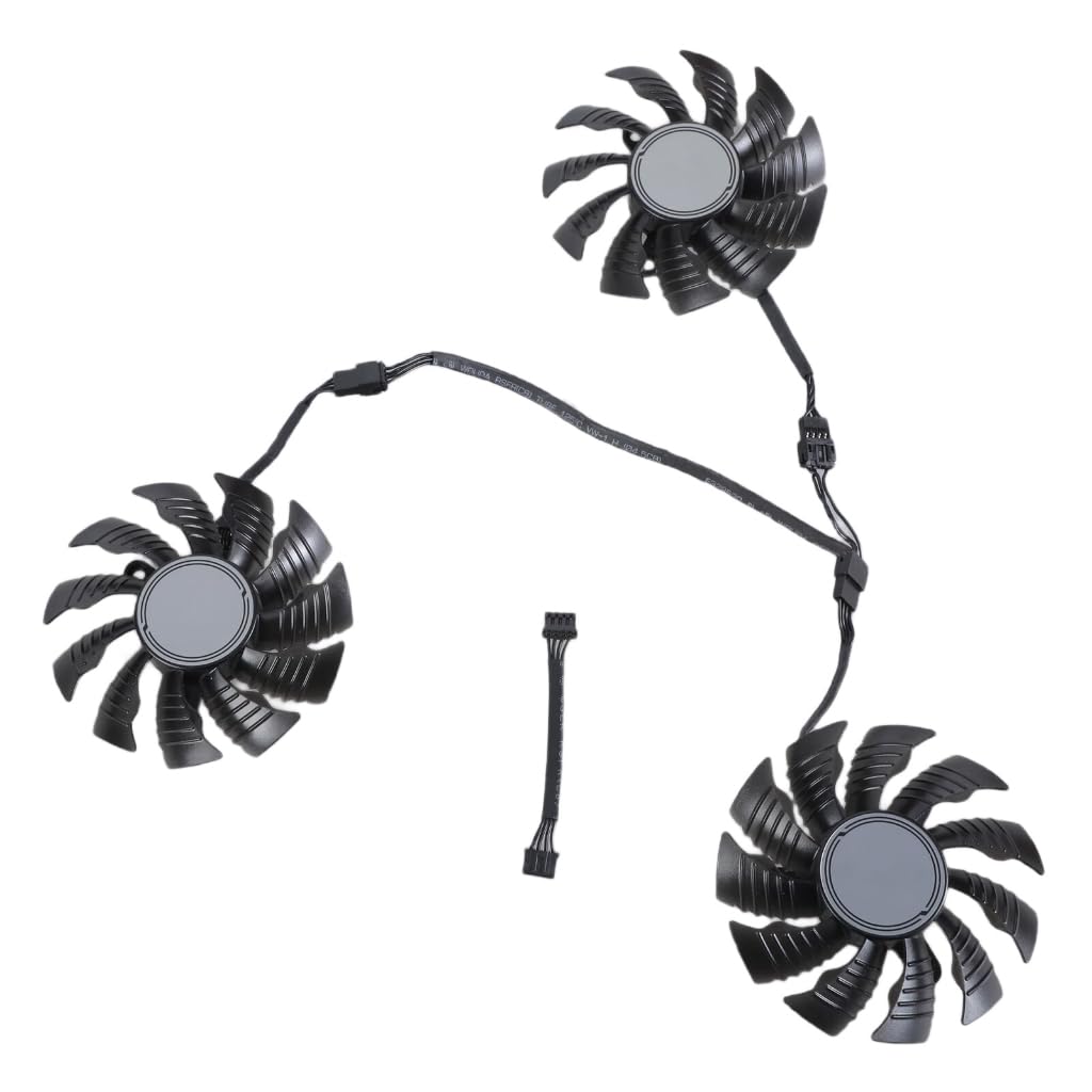 Ventilador de refrigeración de tarjeta gráfica T129215BU de 82mm para solucionar pantallazos negros