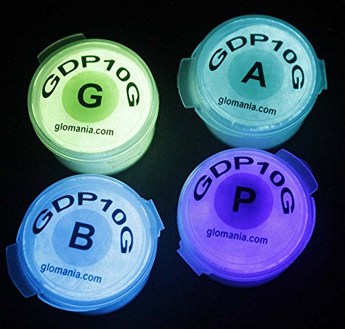 Glow In The Dark Pigment 10 Grams Luminous Aqua, Safe, Non-Toxic, Ideal For Artwork, Nails, Slime, Goo, Resins #TOP4