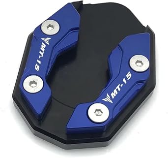 Moto Bracket pad for YA&MAHA MT-15 MT15 Mt15 2019-2023 2020 2021 Motorcycle Accessories Kickstand Side Stand Extension Enlarger Pad Side Bracket