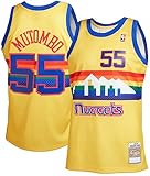 Dikembe Mutombo Denver Nuggets Yellow Youth 8-20 Hardwood Classic Soul Swingman Player Jersey - Large 14-16