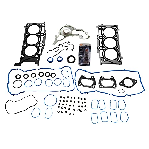 Image of Partsflow Head Gasket Bolts Set 3.6L V6 24V | Compatible With Chrysler 200 300 Town&Country,Dodge Charger Grand Caravan,Jeep Grand Cherokee,Ram C /v Promaster, VW Routan