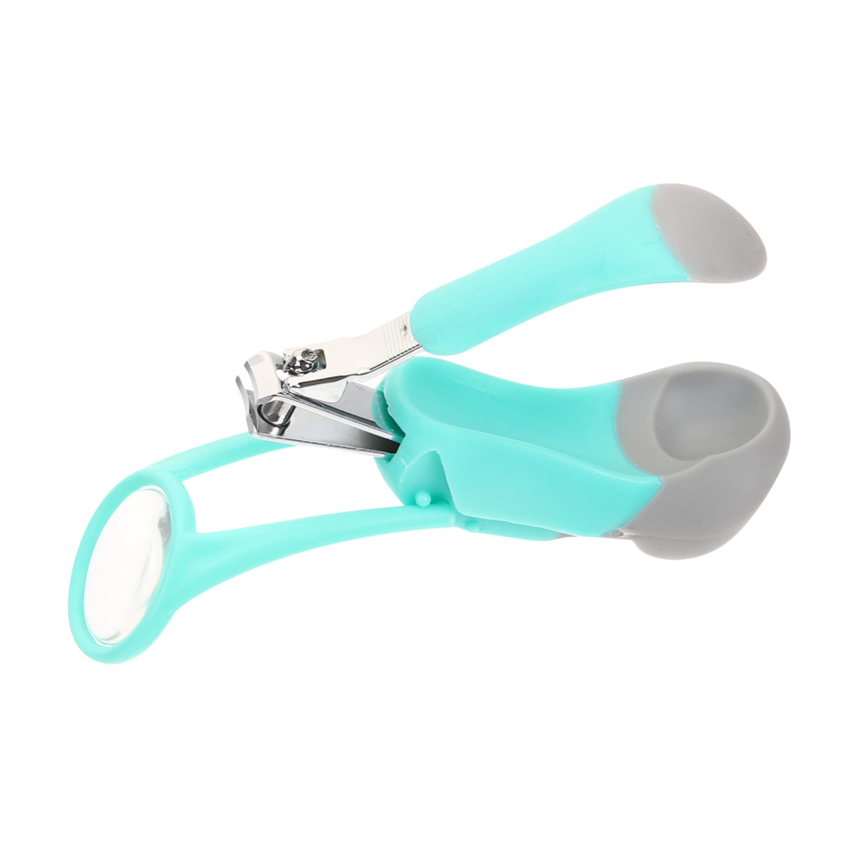 VICASKY 5piezas Cortaúñas Con Lupa Plegable Para Adultos y Diseño Ergonomico y Práctico Para Manicura y Pedicura Para Mayores y Viajes Incluye Lupa Reductora De Estrés Visual