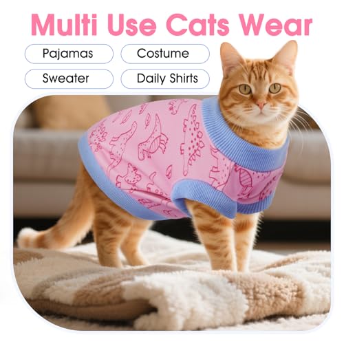 Gilet chat ultra doux imprimé dinosaure toutes saisons vert