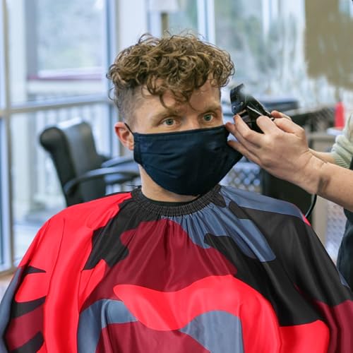 PRETYZOOM Capa profesional para peluquería para adultos – impermeable, antiestática, diseño antiadherente para cortes de cabello, tintura y shampoo en salón y uso en casa miniatura 7