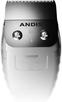 Andis 04685 Professional Outliner ll Square Blade Beard Trimmer - Blade Zero Gapper, Carbon Steel Blade - Grey