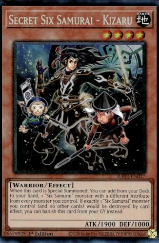 Secret Six Samurai - Kizaru (PCR) - RA03-EN017 - Prismatic Collector's Rare - 1st Edition