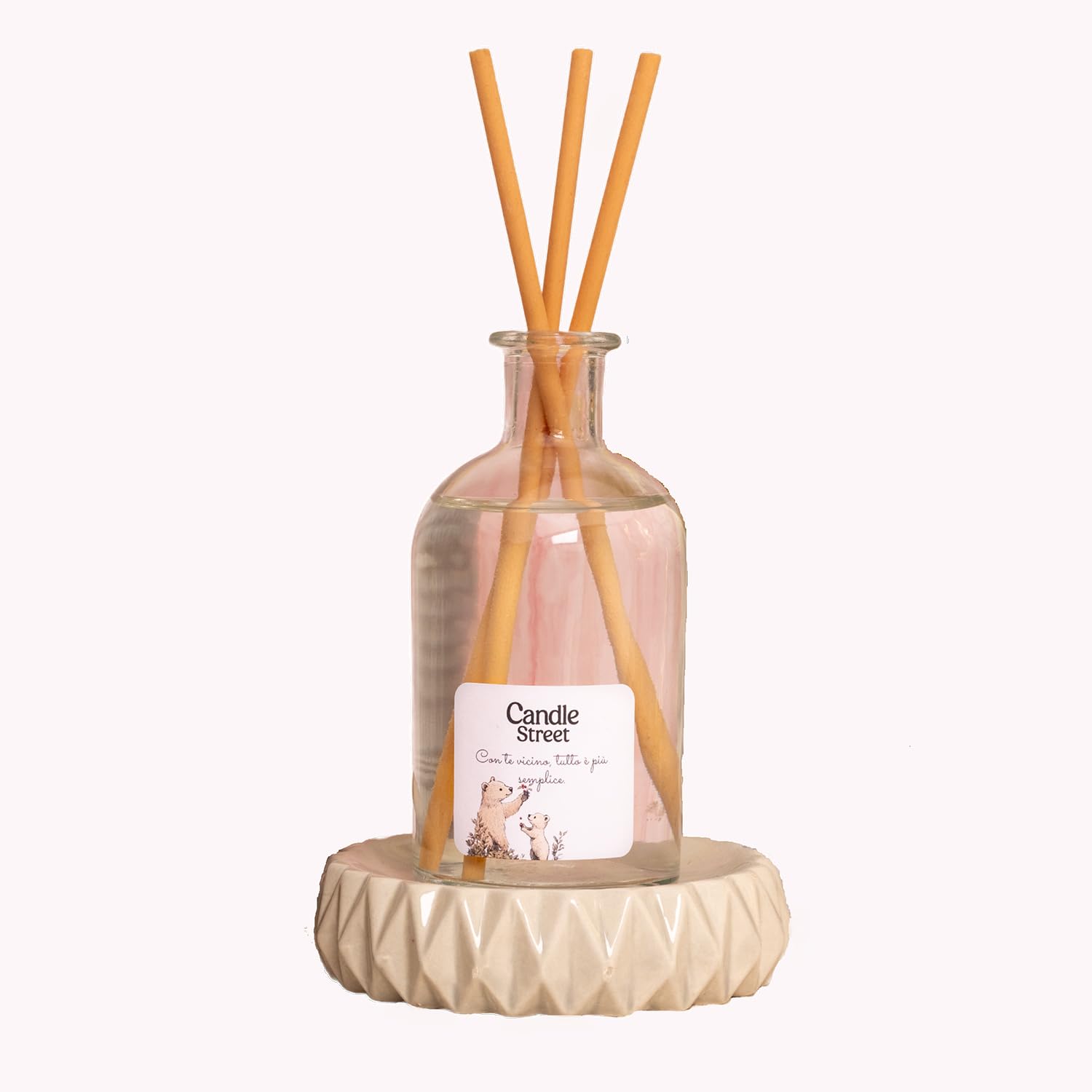 Ambientador de varillas contra el estrés Insieme aroma dulce para calmar tu hogar
