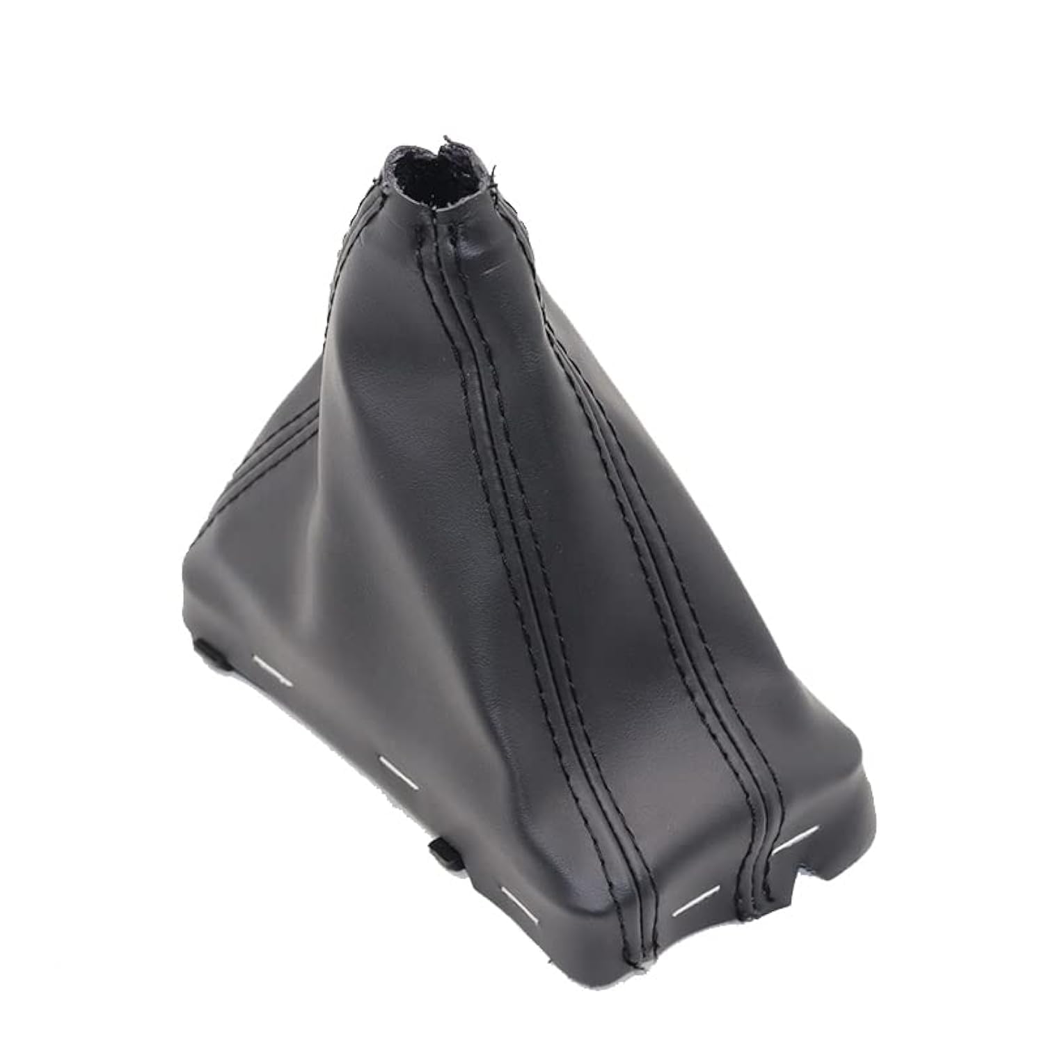 Fouedy Automatic Left Hand Drive LHD Car Gear Shift Knob Gaitor Boot Cover Leather for Audi A6 C6 A3 8P A4 B8 A5 Q5 (Gear Boot)