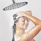 Alcachofa de Ducha de Acero Inoxidable Redonda 8 Pulgada 20cm Accesorios Baño Inyector de Ducha