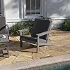 Taylor logan charlestown all weather poly resin wood adirondack style deep seat patio club chair with cushions graygray  urban country home decor