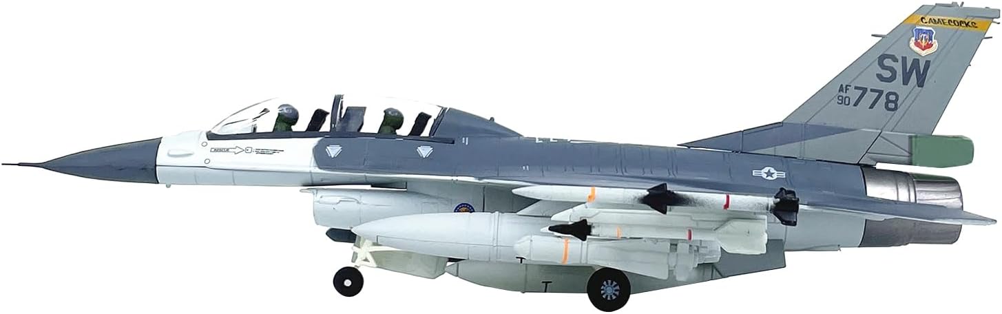 1:72 Alloy US Air Force F-16D Falcon Fighter Aircraft Model Simulation Aviation Science Exhibition Model US