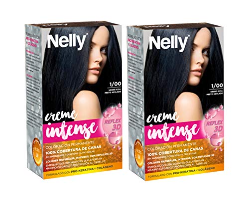 NELLY PACK TINTE 1/00 NEGRO AZULADO