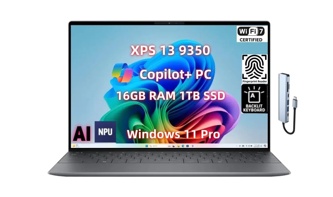 Amazon.com: New XPS 13 9350 Business Laptop AI Copilot+ PC (13.4