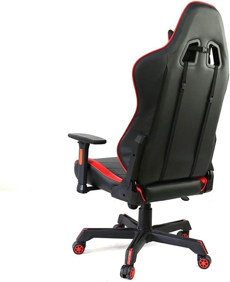Gaming Video Game Chair Office Racing Gaming Chair Swivel Ergonomic PU Leather Recliner Chair 360 Degree Swivel Wheel Adult Racing Computer Gaming Chair