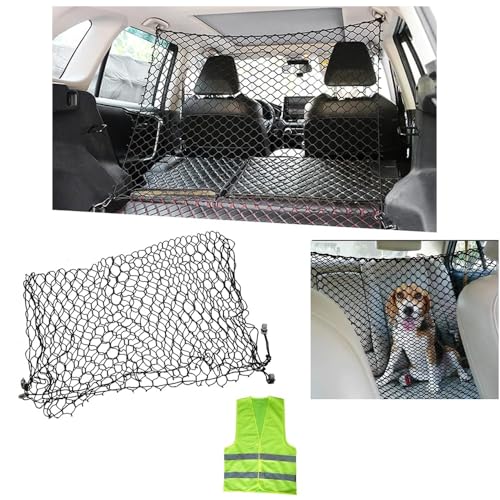 Filet pour chien de voiture, diviseur pour sièges arrière de voiture, compatible avec Aprilia Barriera pour transport de chiens en voiture, filet élastique...