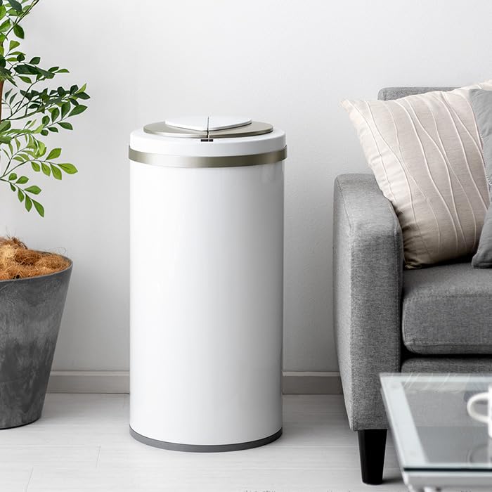 Amazon｜エア・リゾーム ゴミ箱 おしゃれ 49リットル 自動開閉 分別