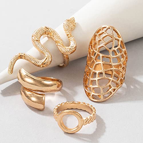 Plated Contemporary Finger Ring Set (JG-PC-RNGJ-2707)