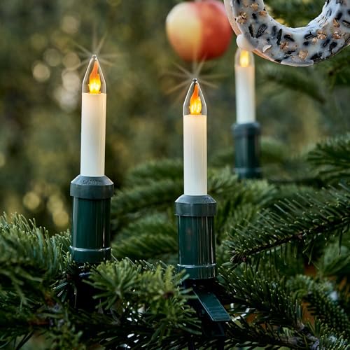hellum Lichterkette Kerzen Weihnachtsbaum LED-Filament mit...