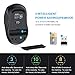 TECKNET Wireless Mouse for Laptop, Silent Bluetooth Mouse(BT5.0 & 2.4G) 4000DPI Adjustable, Computer Portable PC Quiet Mice with USB-A Receiver & 6 Buttons for Mac, 18 Months Battery