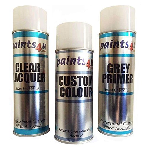Paints4u HONDA Full Car Paint Aerosol Repair Kit RACING-SUNLIGHT YELLOW Y56