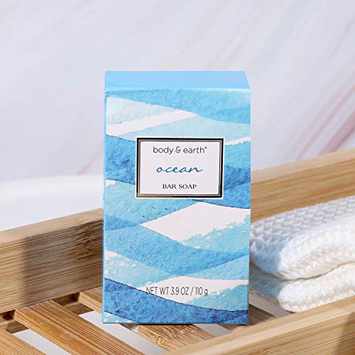 Bath and Body Gift Set for Women, Body & Earth Ocean Gift Basket, 7 Pcs Bath Sets for Women Gift with Bubble Bath, Body Lotion, Scented Candle, Spa Kit for Women, Christmas Gifts for Mom - Image 3