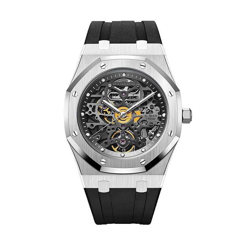 Redhai Automatic Mechanical Watch Skeleton...