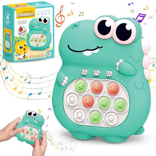 RoserRose Quick Push Bubble Game, Quick Pop Push It Spiel, Puzzle-Spielmaschine Game Controller, Bubble Sensory Fidget Toy für Konzentrationstraining, Grün