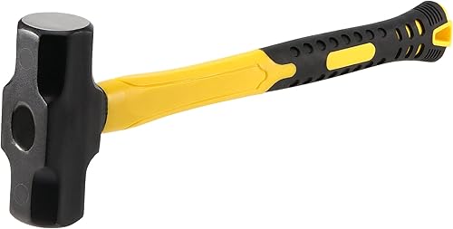 Miniatura 4 de MANCHAP 2 martillos de trineo de 16 pulgadas y 4 libras, mini martillo con mango de fibra de vidrio, martillo de perforación de 4 libras para