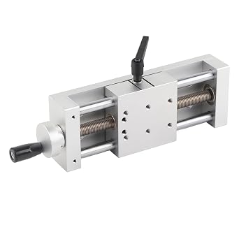 KA80140250/100/150 Aluminum Alloy Sliding Table Linear Rail Stage Cross 80 * 80mm Stroke 100mm