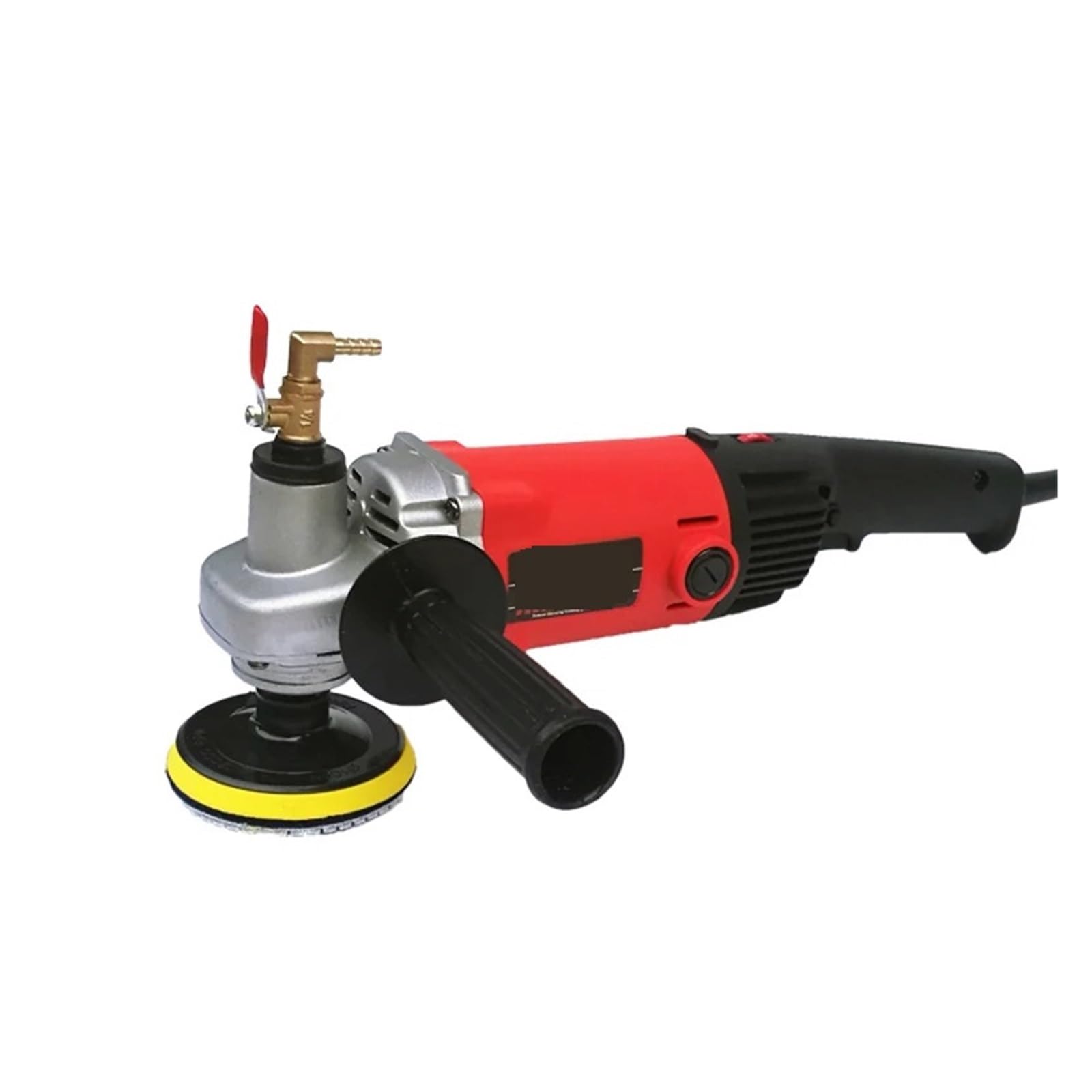 Herramientas Profesionales de Pulido Pulidora eléctrica de 1400 W for Granito y Piedra húmeda, lijadora Manual, Molino Agua con Velocidad Variable, Incluye 7 Almohadillas Pulido