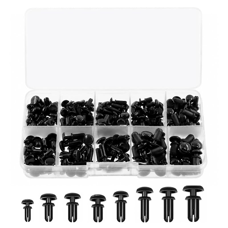 Push Head Fasteners, Nylon Push in Bumper Fastener Rivets