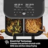 Instant Pot Vortex Plus XL 8QT ClearCook Air Fryer, Clear Windows, Custom Programming, 8-in-1 Functions that Crisps, Broils, Roasts, Dehydrates, Bakes, Reheats, from the Makers of Instant Pot, Black