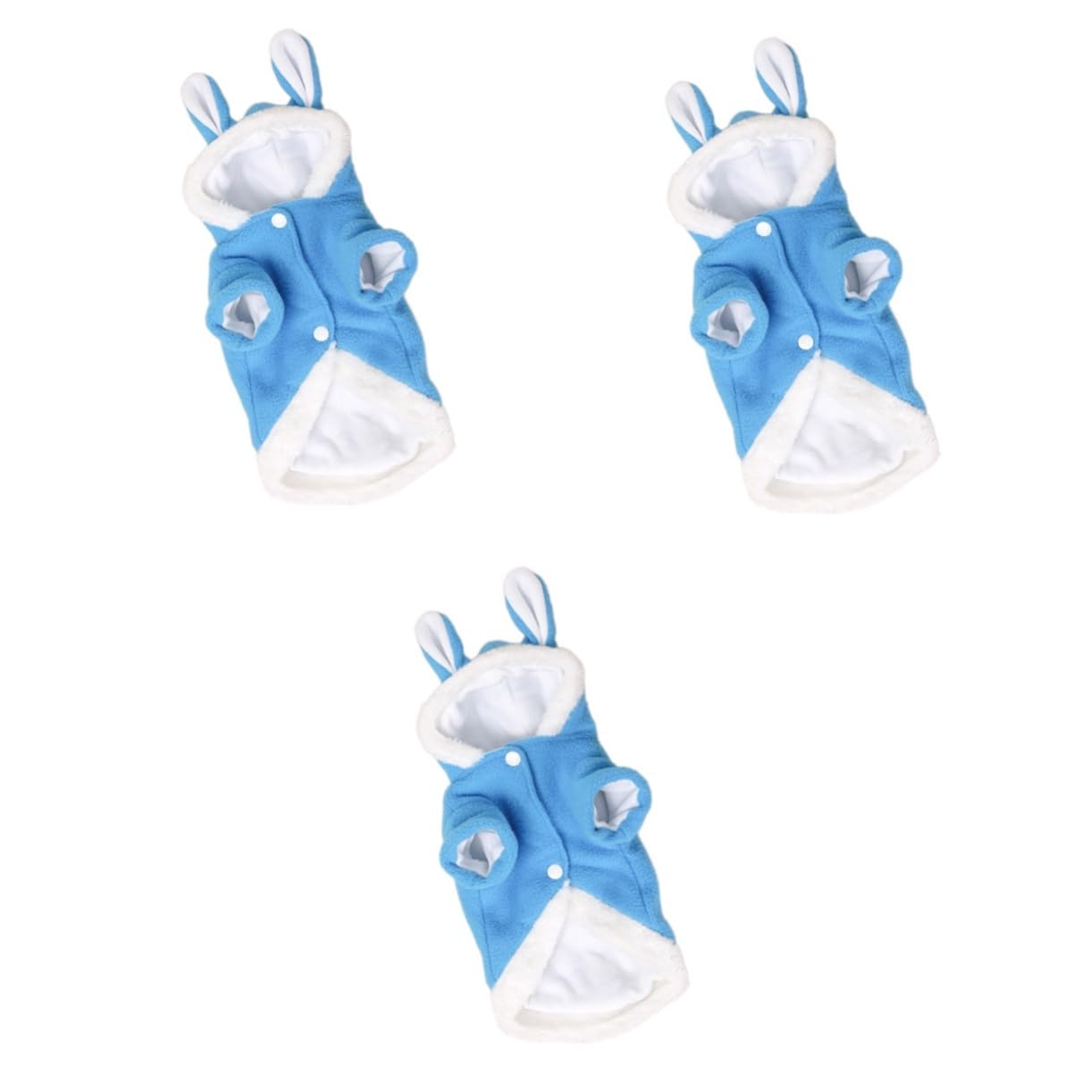 SUPVOX 3 Pz felpe per cani bunny conigli vestiti per cani barile di targhetta per animali domestici vestiti invernali per animali domestici panno per cani Natale capi di abbigliamento