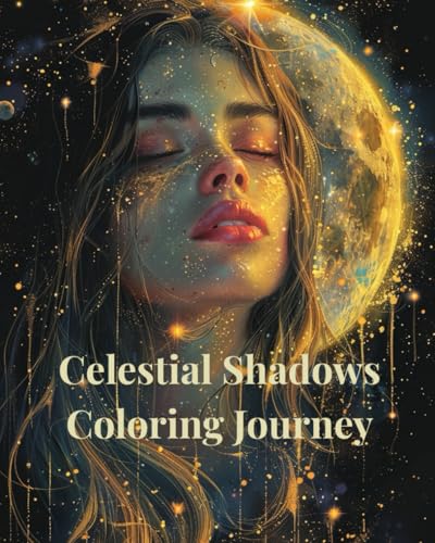 Celestial Shadows: A Witchcraft Coloring Book of Starborn Power, Lunar Beauty & Cosmic Energy