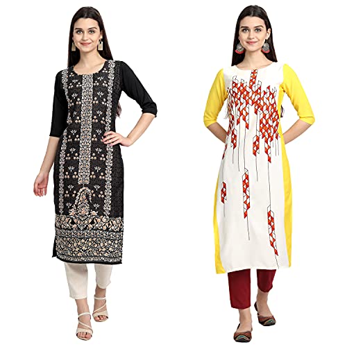 Image of Women's Crepe Regular Kurta