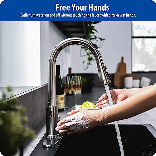 Wewe T100102BN Touchless Kitchen Faucet With Pull Down Sprayer thumb #2