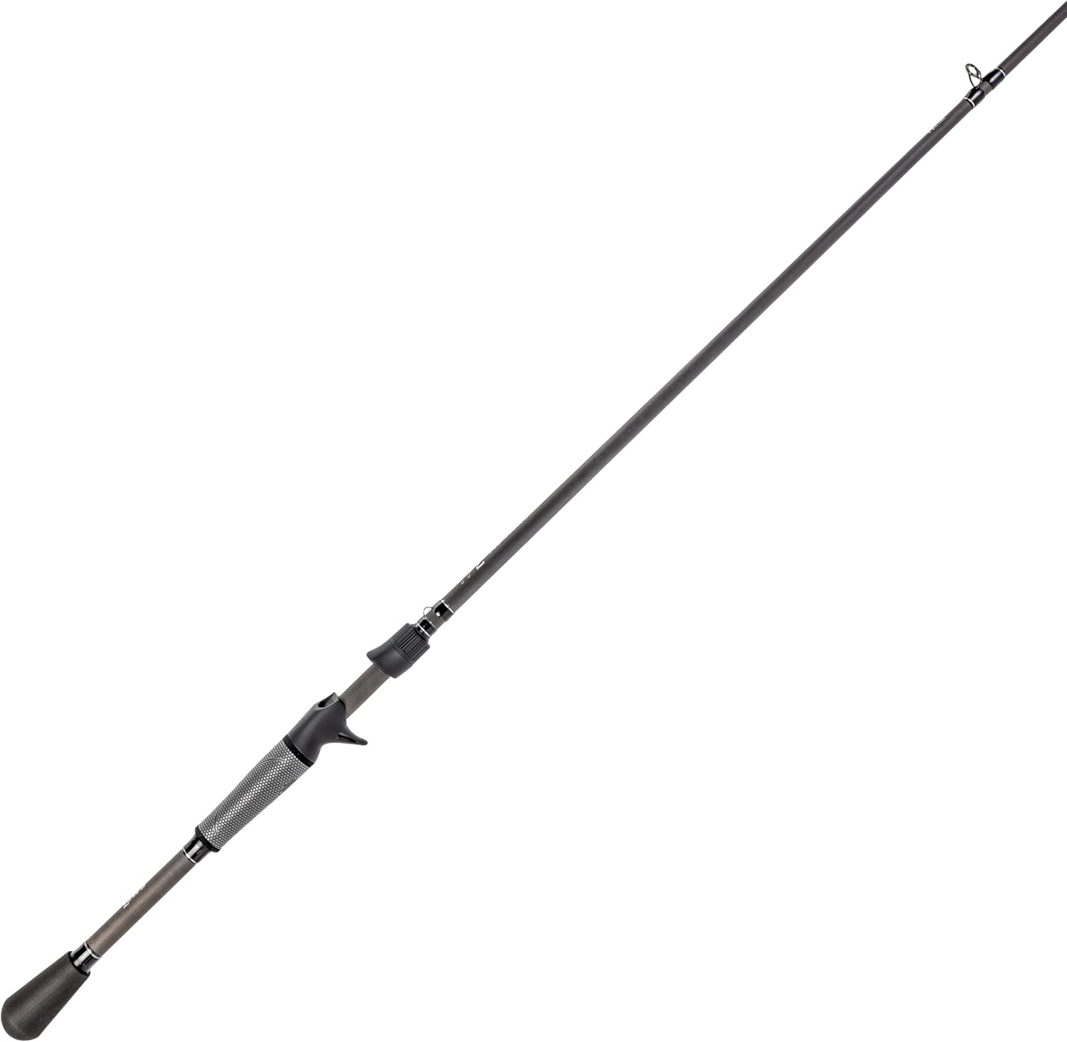 Lew’s TP2 Casting Fishing Rod, Squarebill Model, 6-Foot 10-Inch 1-Piece HM45 Graphite Rod, Med-Heavy Power Mod-Fast Action, Winn Dri-Tac Split-Grip
