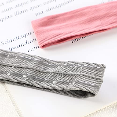 Image of Workout Headbands Non Slip Headband Sport Headbands Sweatbands Elastic Sport Hair Bands for Sports Travel Indoor Fitness Gym