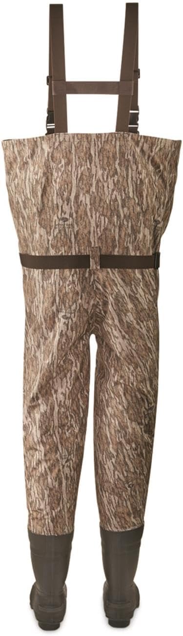 Guide Gear Men’s Breathable Hunting Chest Waders with Boots, Camo with 800-Gram Insulation, Stout Sizes