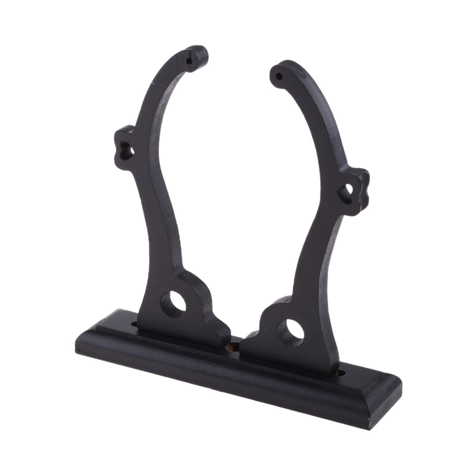 Msioytog Ancient Fan Holders Supply Display Stand Rack Desk Brackets Round Handheld Fan Holders Wood Texture for Showing Hand Stand