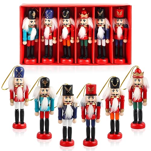 WDJLNZB 6 Stücke Soldat Nussknacker Figur Puppe, Weihnachten...