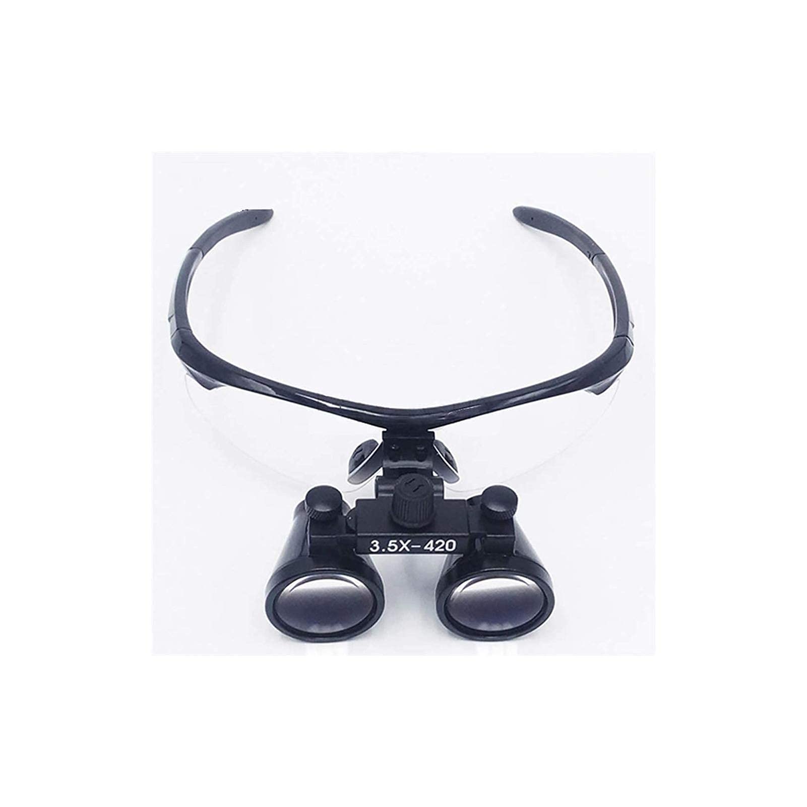 Lupa de diadema con luz LED, aumento de 2.5X y 3.5X para pasatiempos, lectura, joyería y aplicaciones médicas