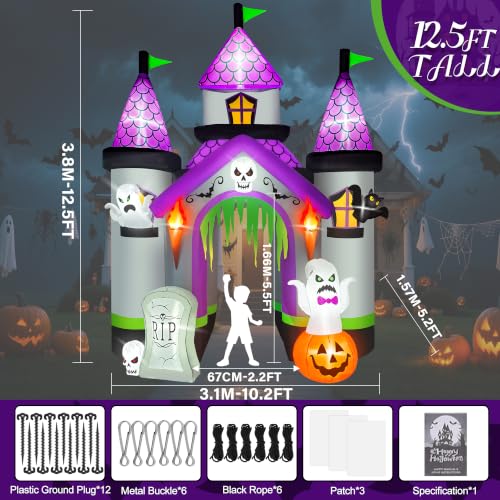 Kalolary 12Ft Halloween Aufblasbar Dekoration – Ansicht 2